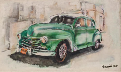 Auto verde
